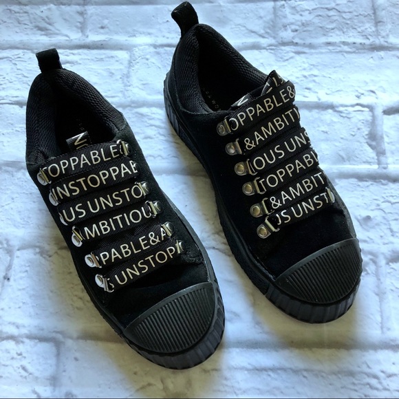 Zara Shoes - Zara black platform sneaker Unstoppable size 37
